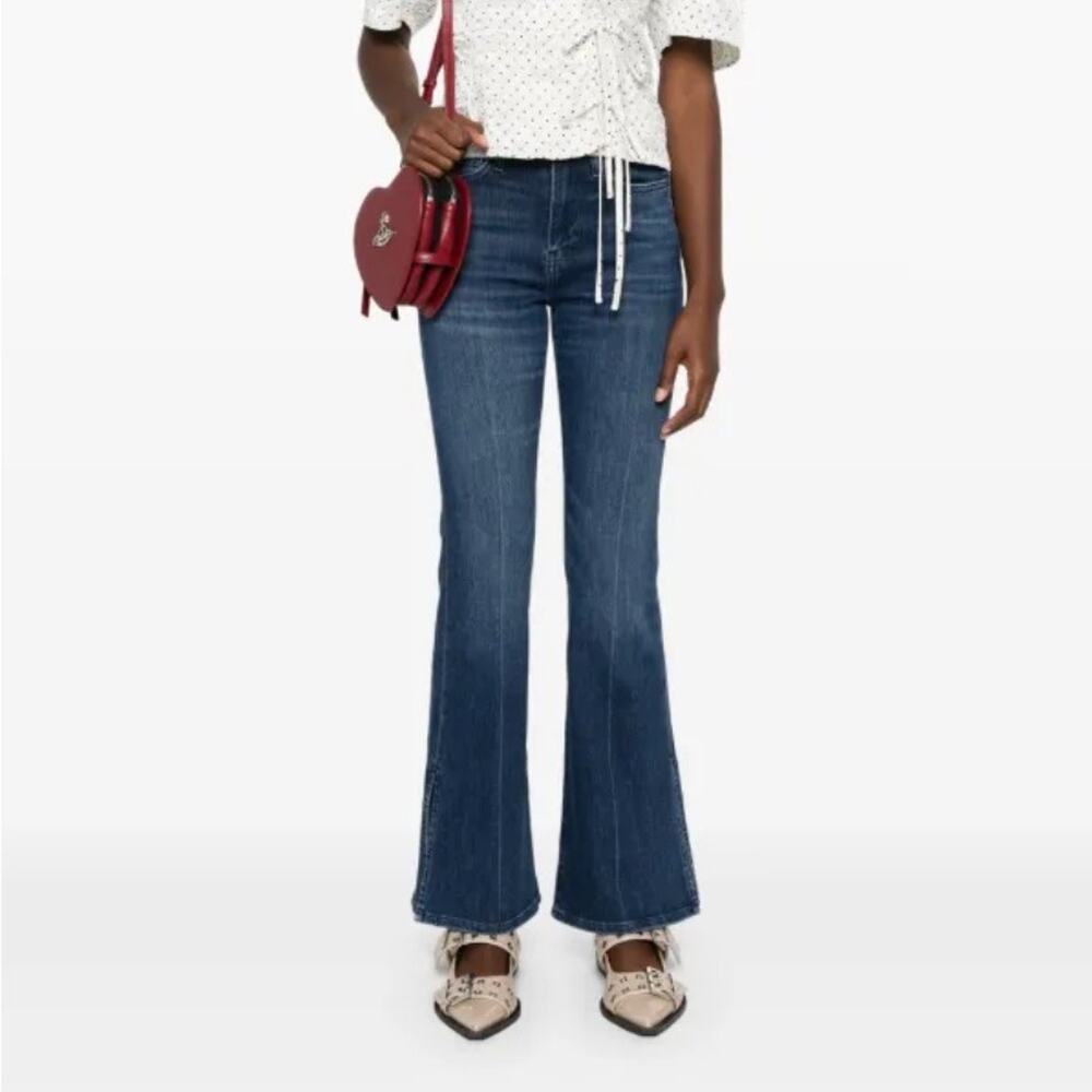 Frame Denim Women's Dark Blue Flare Jeans